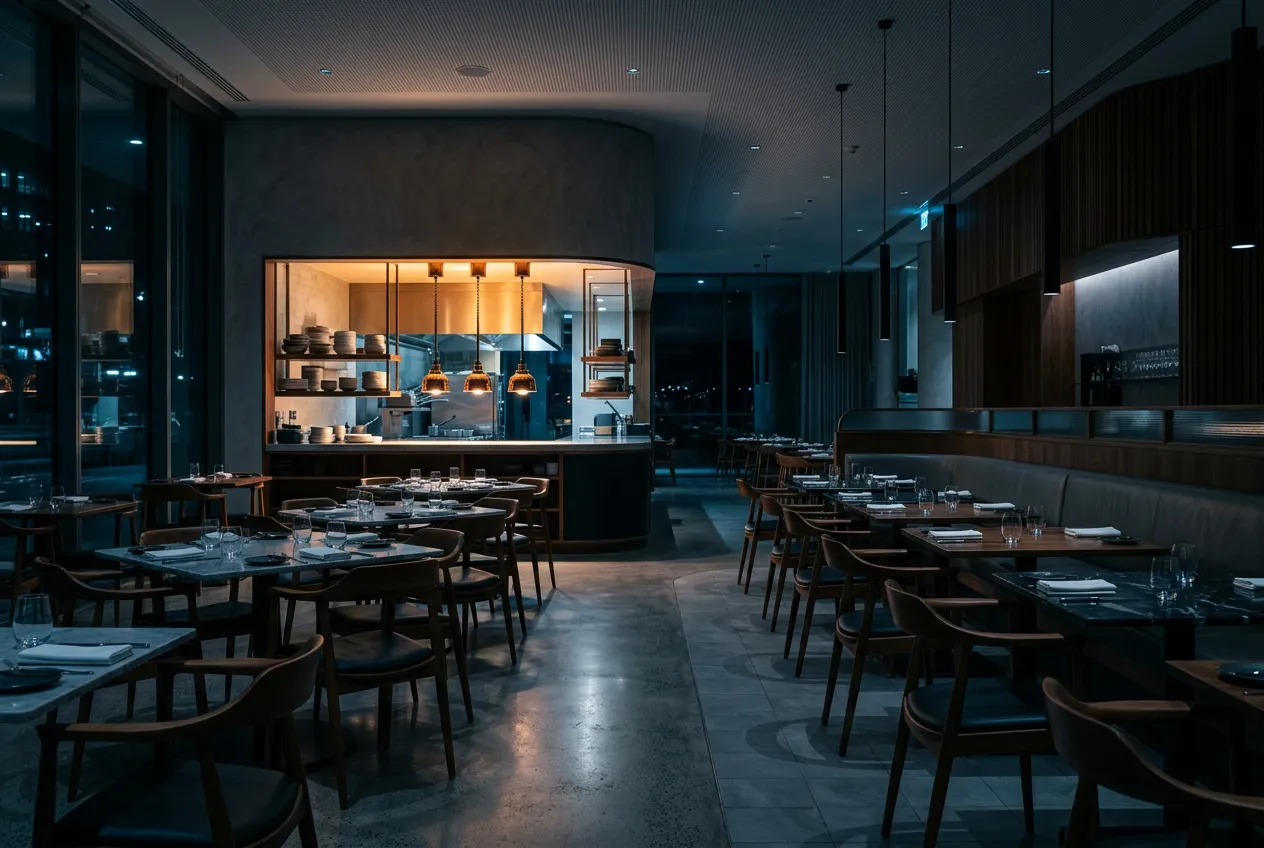 Restaurante à noite, Autopilot a trabalhar